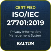 ISO/IEC 27701:2019 — Certificate Proxima Research International